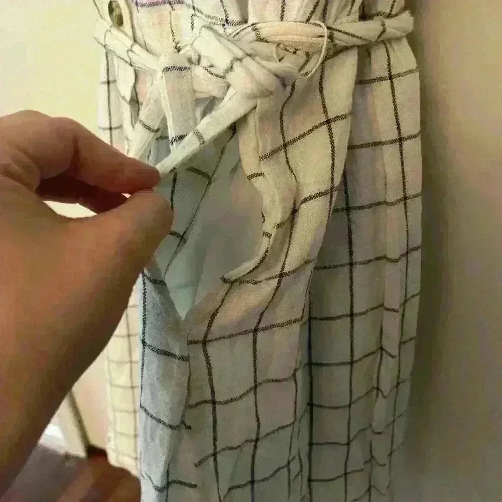 Cottagecore Classic Minimalist Sonoma Linen Sundress - Picture 3 of 7